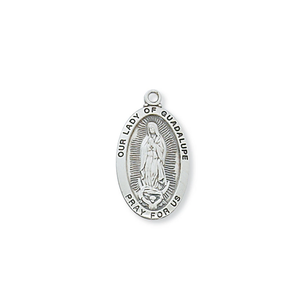 Our Lady of Guadalupe Medal - Sterling Silver