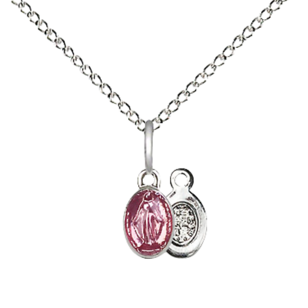 Miraculous Medal Sterling Silver