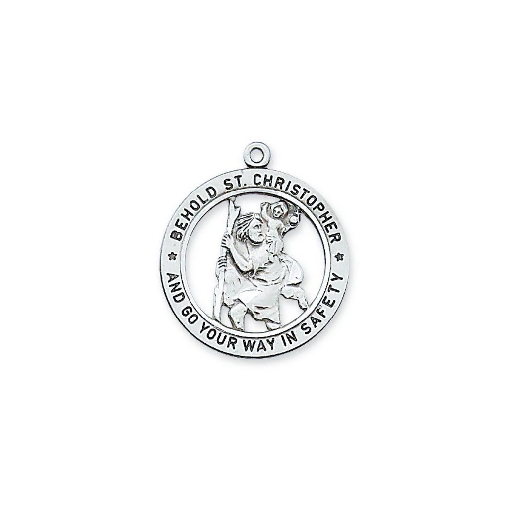 Christopher - St. Christopher Medal - Sterling Silver