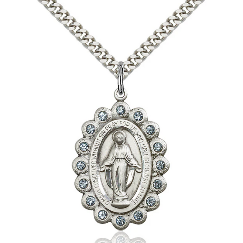 Miraculous Medal Birthstone March 24"