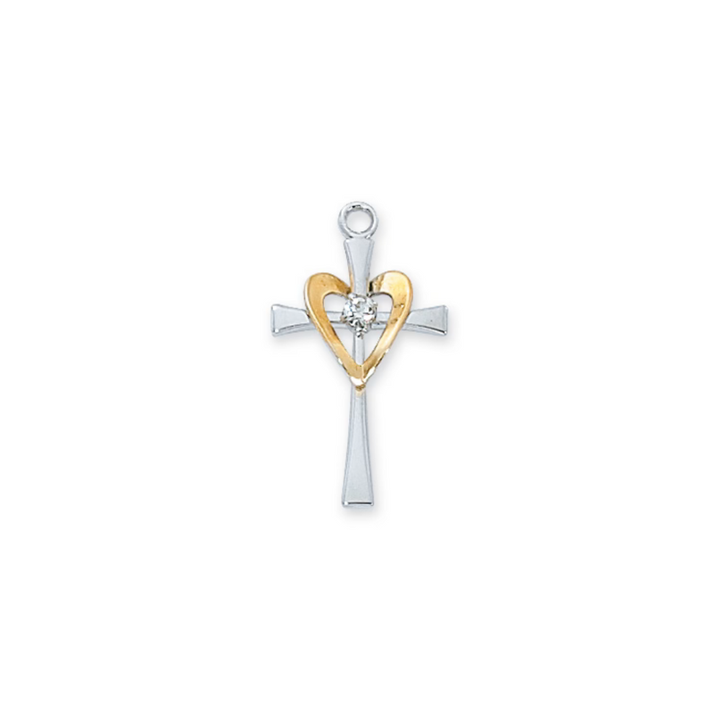 Cross Necklace - Sterling Silver 18"