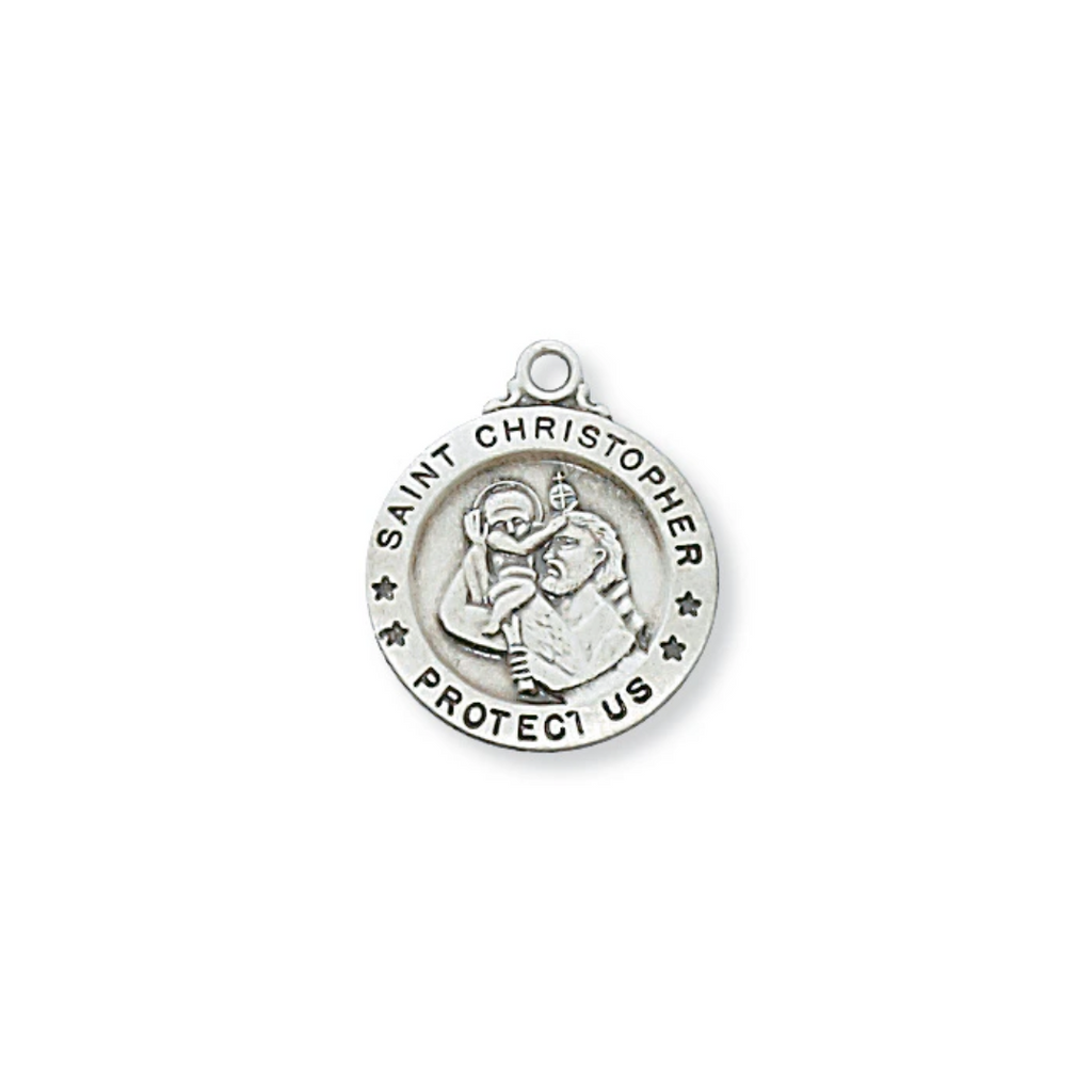 Christopher - St. Christopher Medal - Sterling Silver