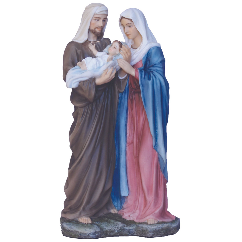Holy Family Painted Statue 8.5"