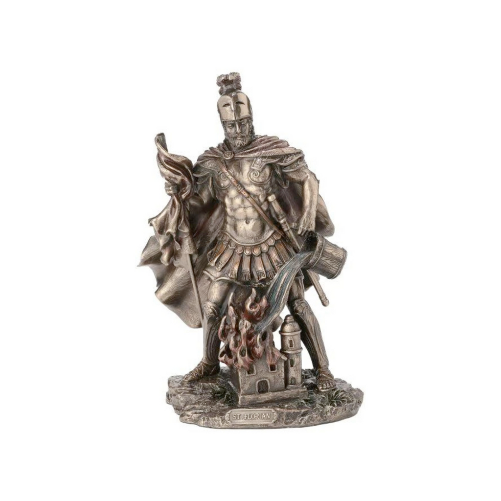 Florian - St. Florian Bronze Statue 9"
