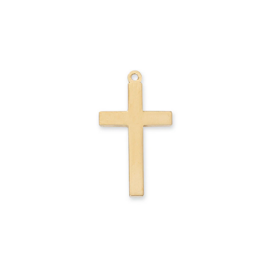 Cross Necklace - Gold over Sterling