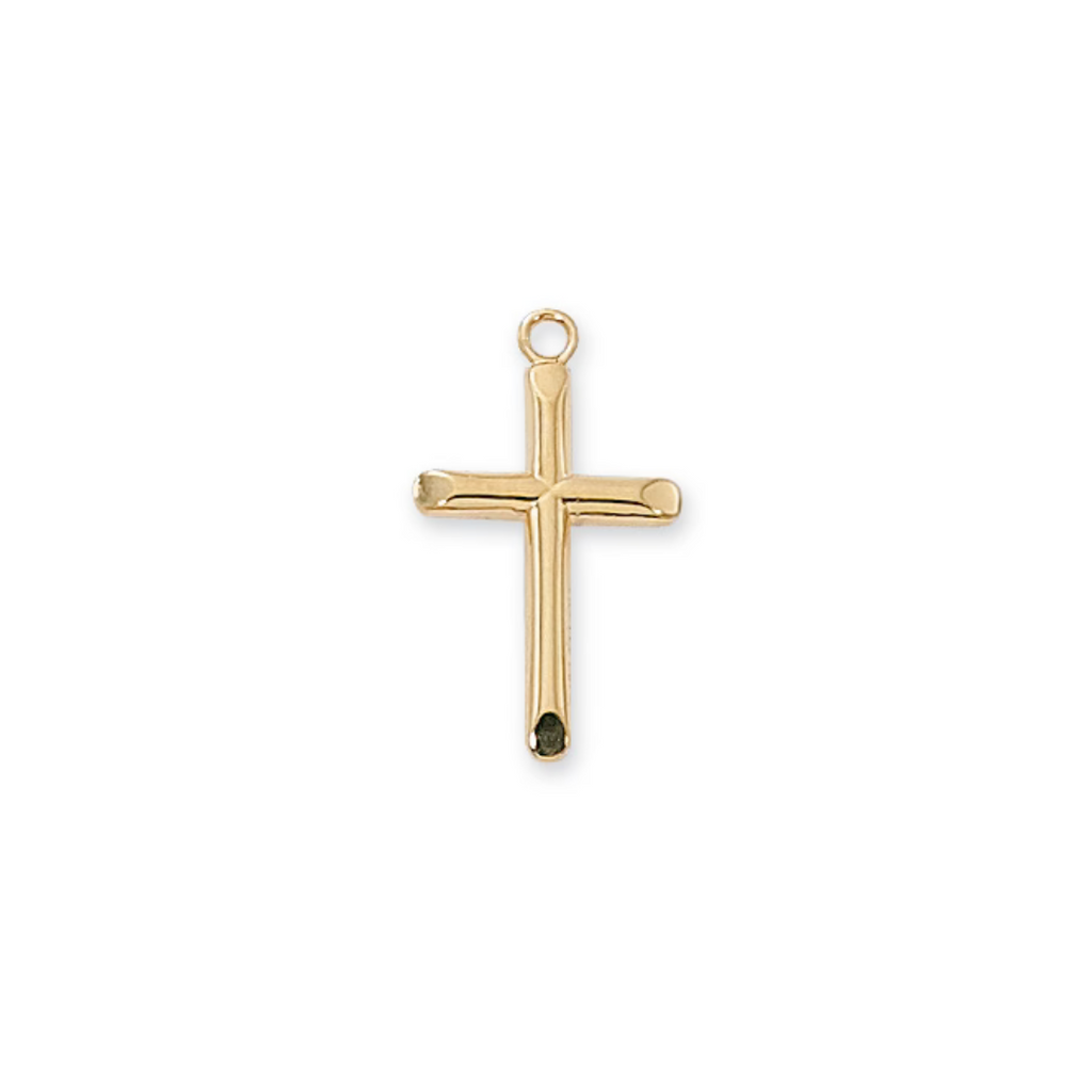 Cross Necklace - Gold over Sterling