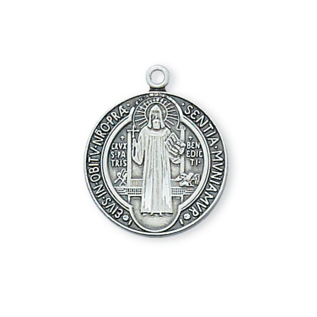 Benedict - St. Benedict Medal Sterling Silver