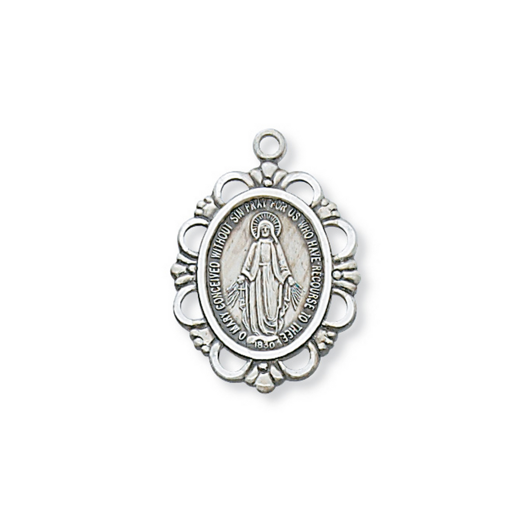 Miraculous Medal - Sterling Silver