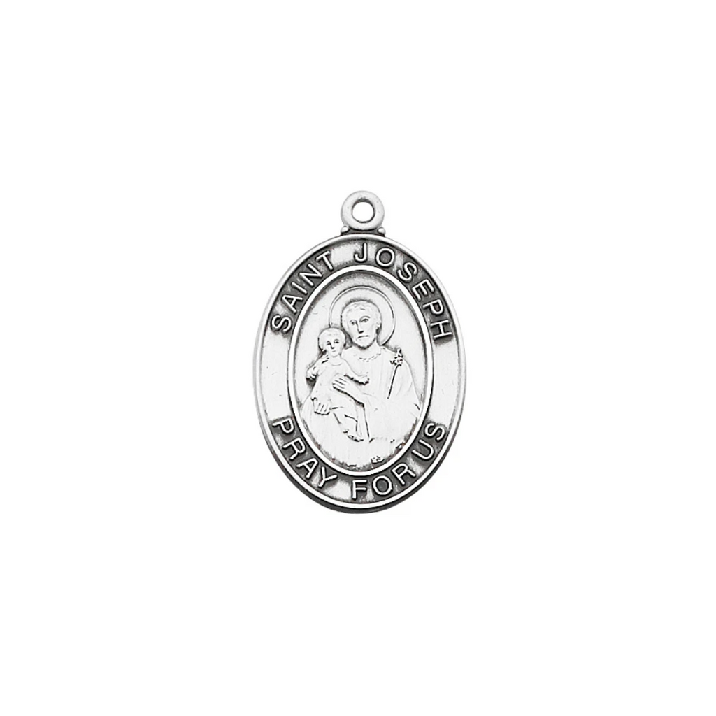 Joseph - St. Joseph Medal - Sterling Silver