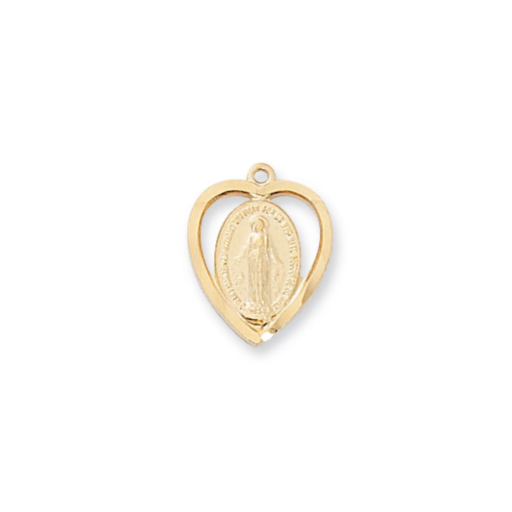 Miraculous Medal - Gold over Sterling