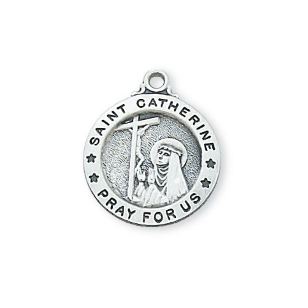 Catherine - St. Catherine of Sienna Medal - Sterling Silver