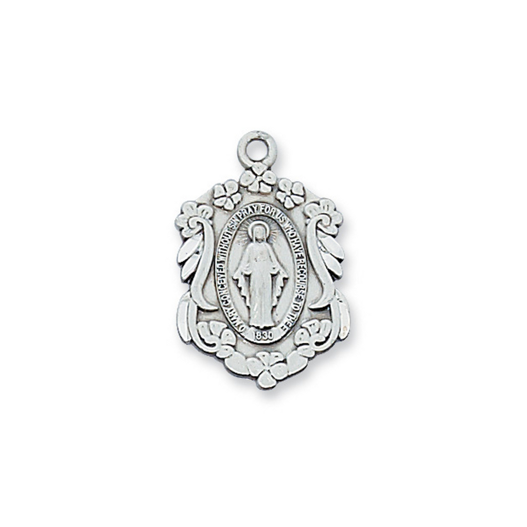 Miraculous Medal - Sterling Silver