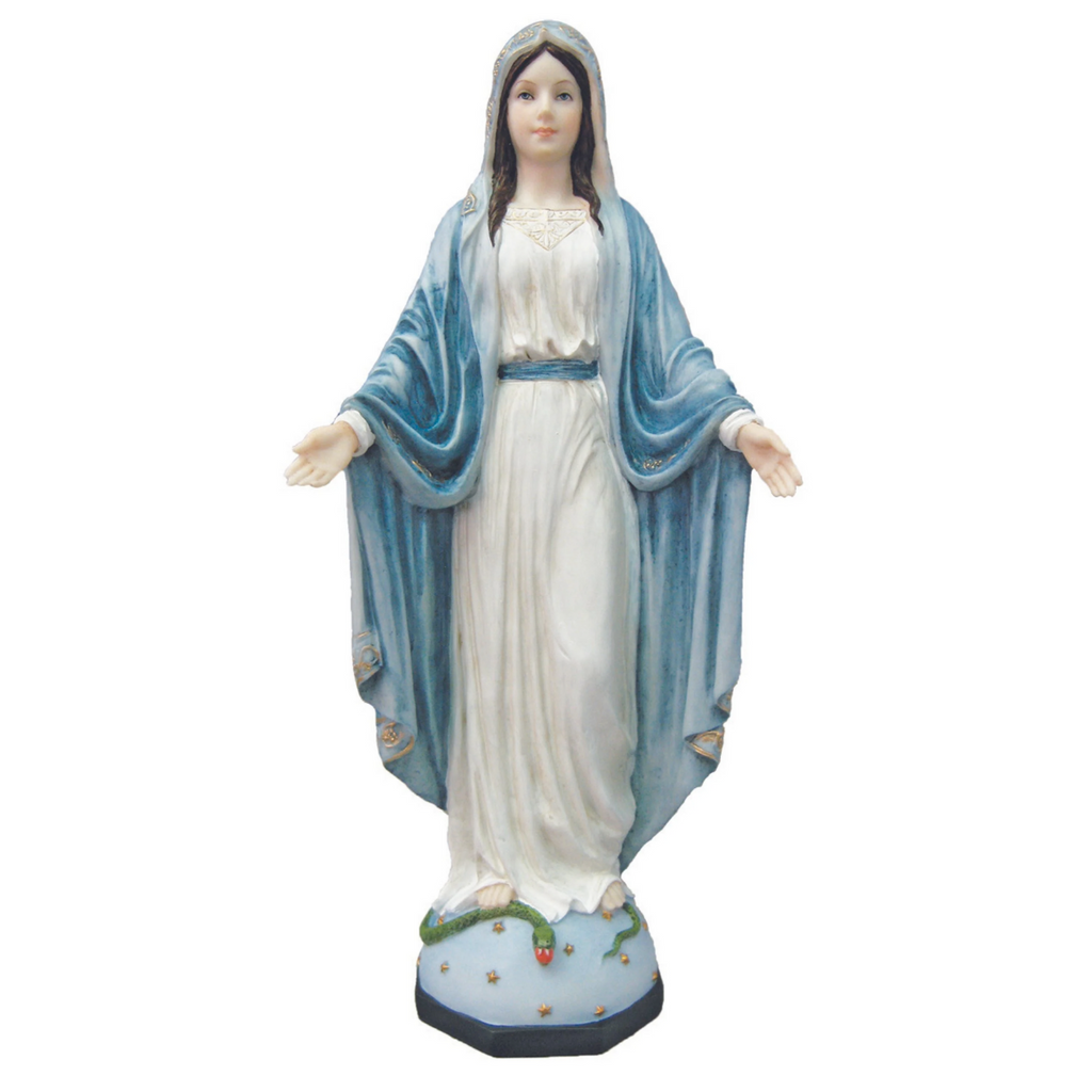 Our Lady of Grace Colored Statue 10"