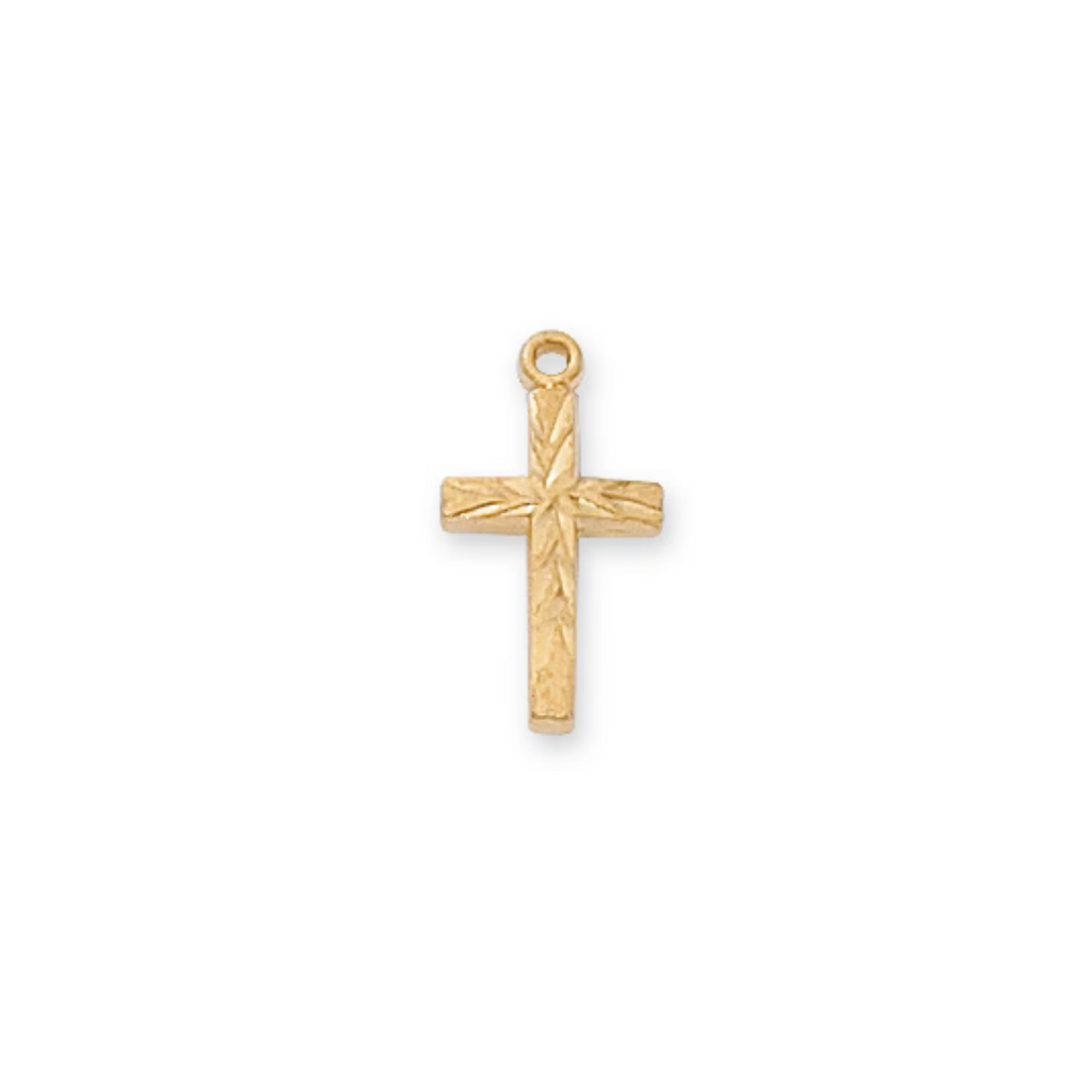Cross Necklace - Gold over Sterling