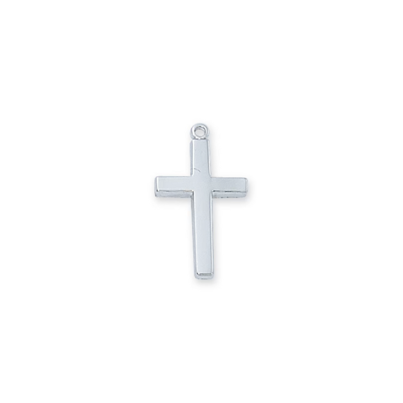 Cross Necklace - Sterling Silver 18"