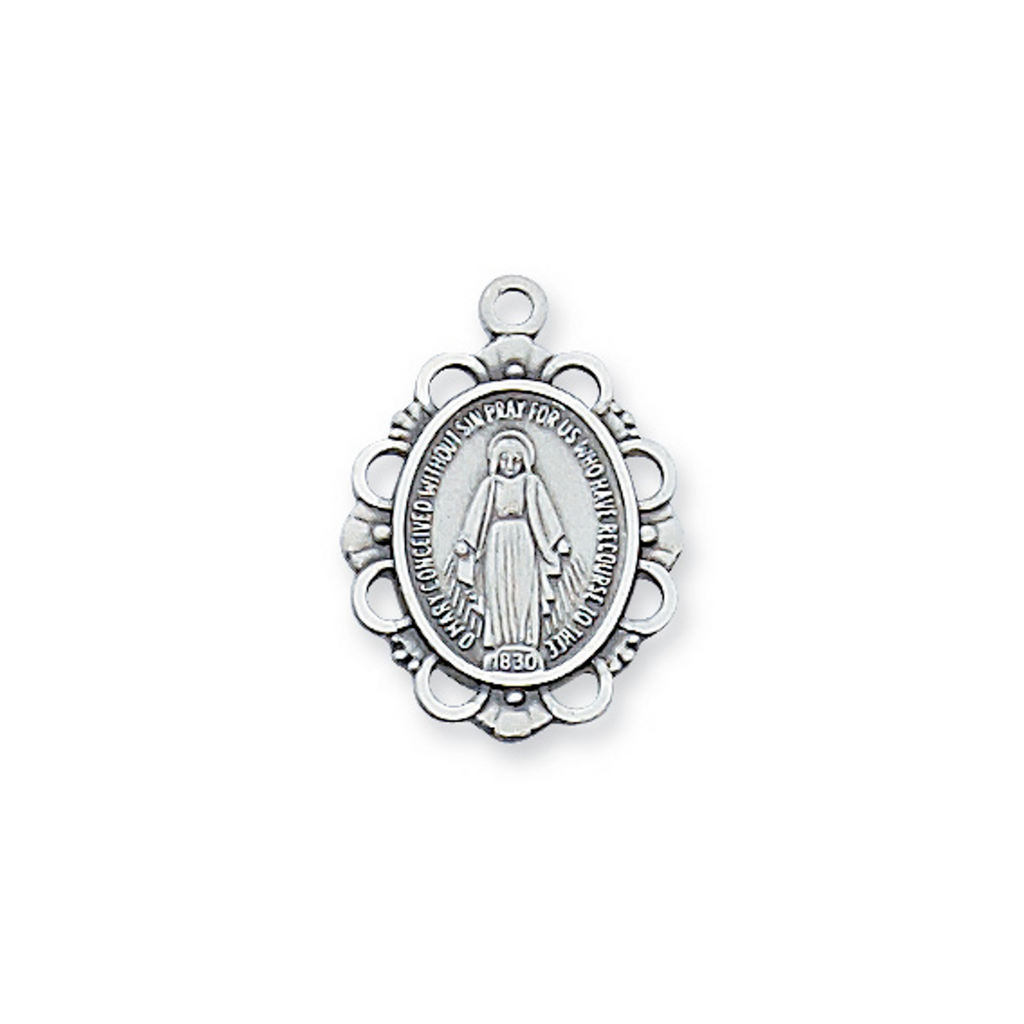 Miraculous Medal - Sterling Silver