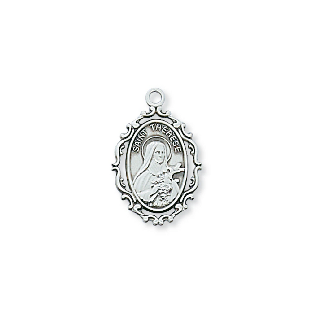 Therese - St. Therese Medal - Sterling Silver