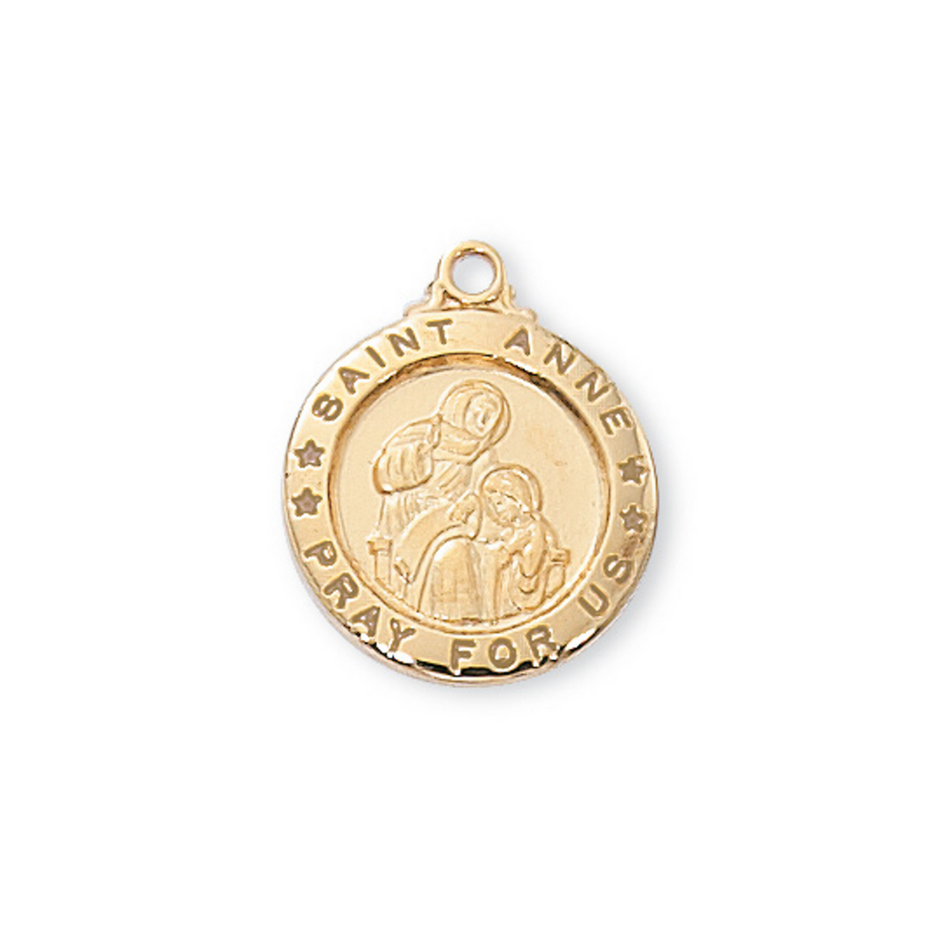 Anne - St. Anne Medal - Gold over Sterling