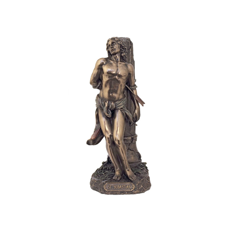St. Sebastian Bronze Statue | 8" | Veronese Collection