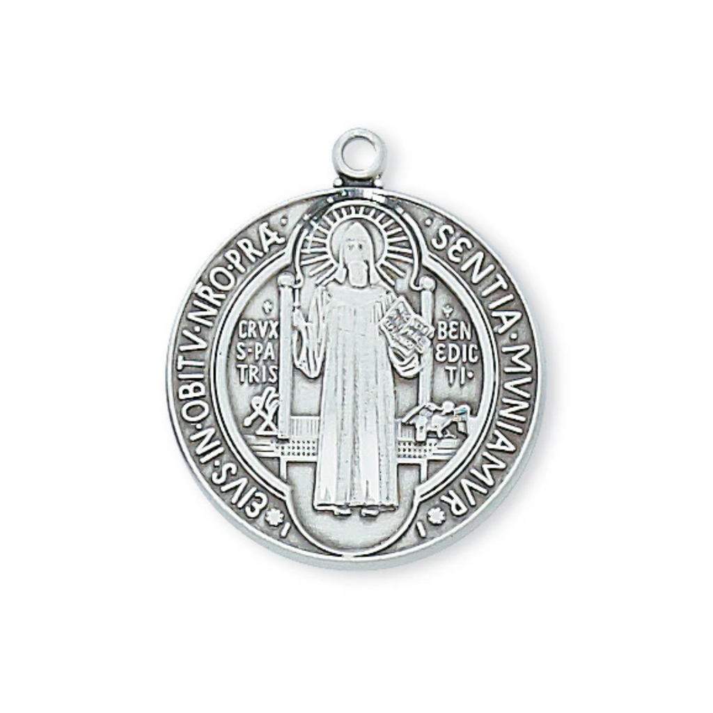 Benedict - St. Benedict Medal - Sterling Silver