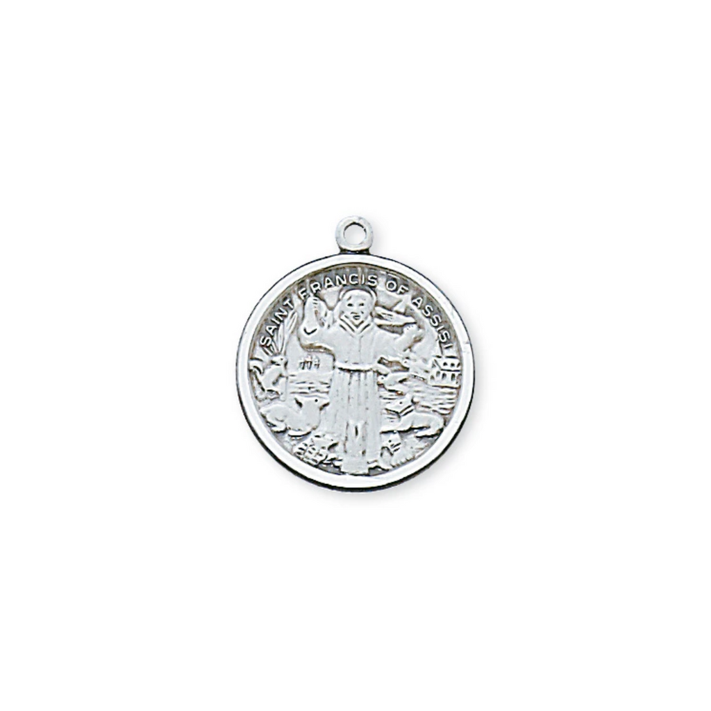 Francis - St. Francis Medal - Sterling Silver