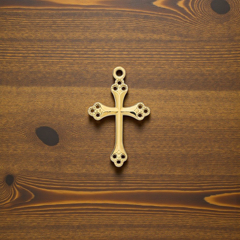 Cross Necklace - Gold over Sterling