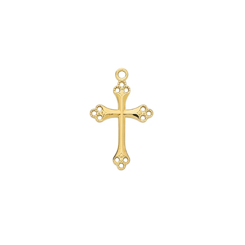 Cross Necklace - Gold over Sterling