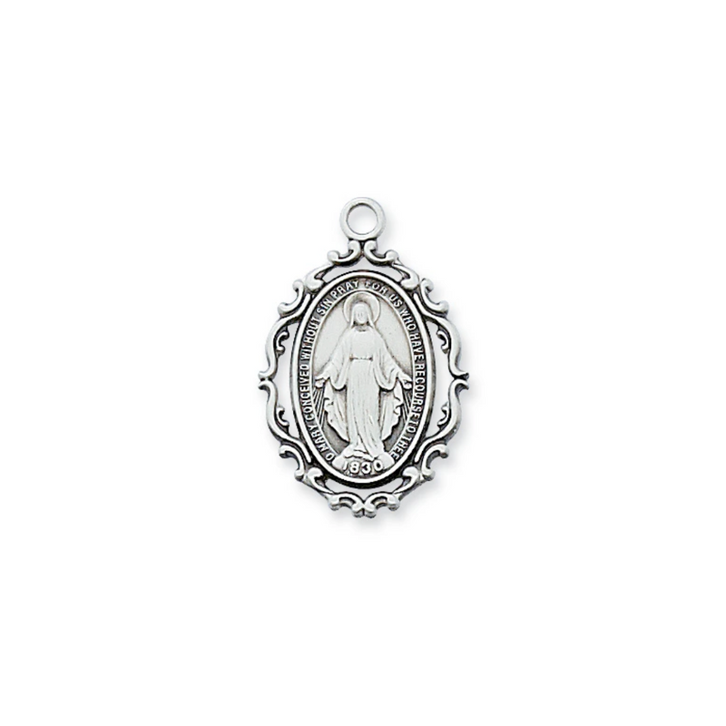 Miraculous Medal - Sterling Silver