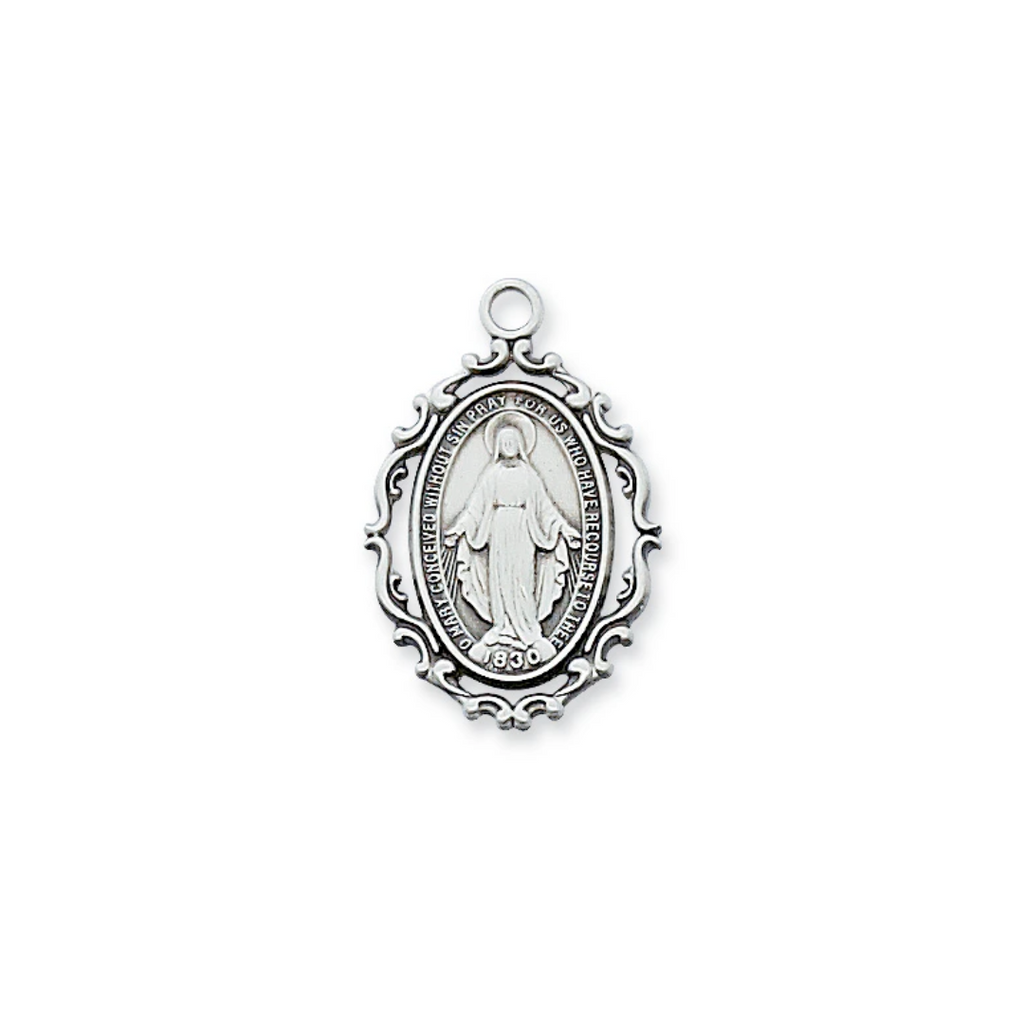 Miraculous Medal - Sterling Silver