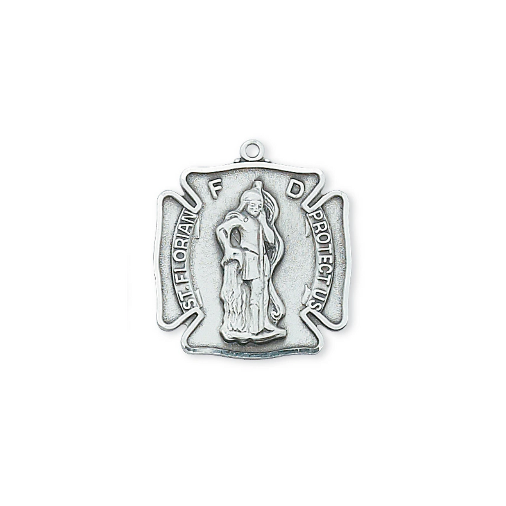 Florian - St. Florian Medal - Sterling Silver