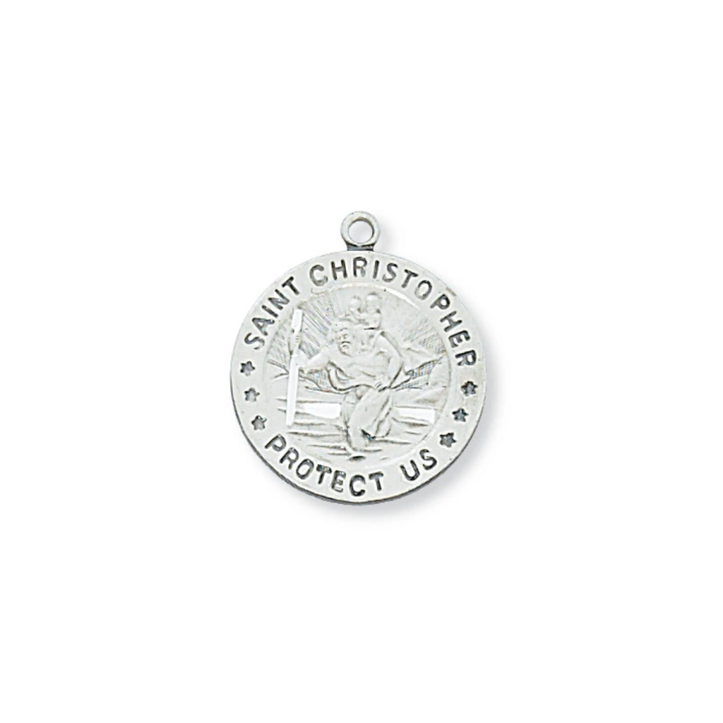 Christopher - St. Christopher Medal - Sterling Silver