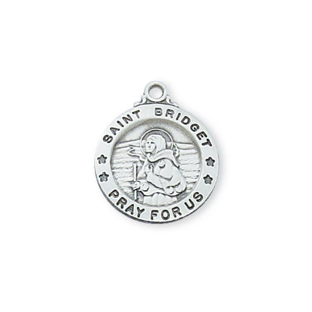 Bridget - St. Bridget Medal - Sterling Silver