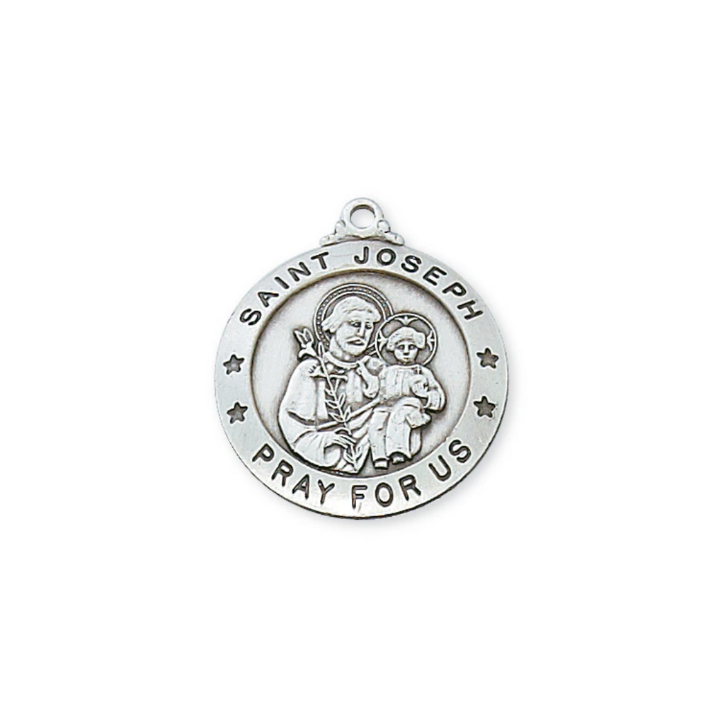Joseph - St. Joseph Medal - Sterling Silver