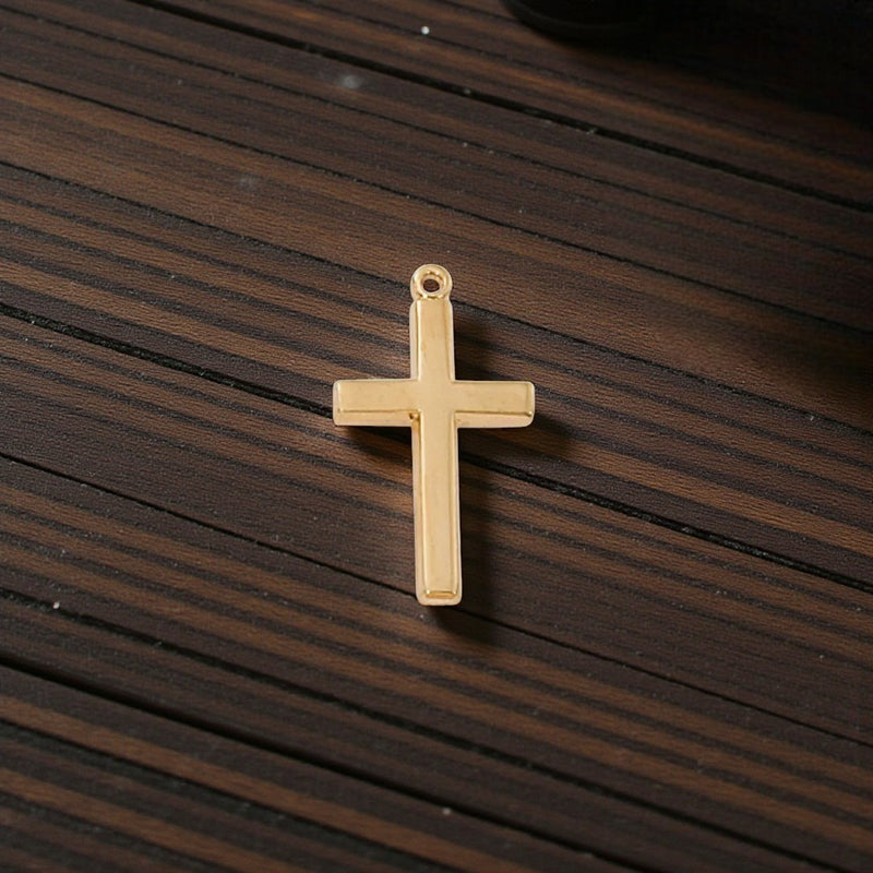 Cross Necklace - Gold over Sterling