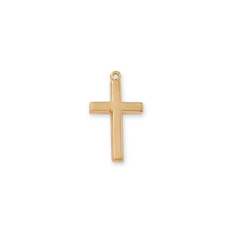 Cross Necklace - Gold over Sterling