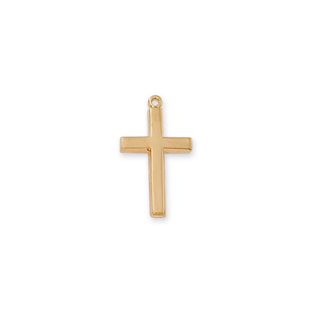 Cross Necklace - Gold over Sterling