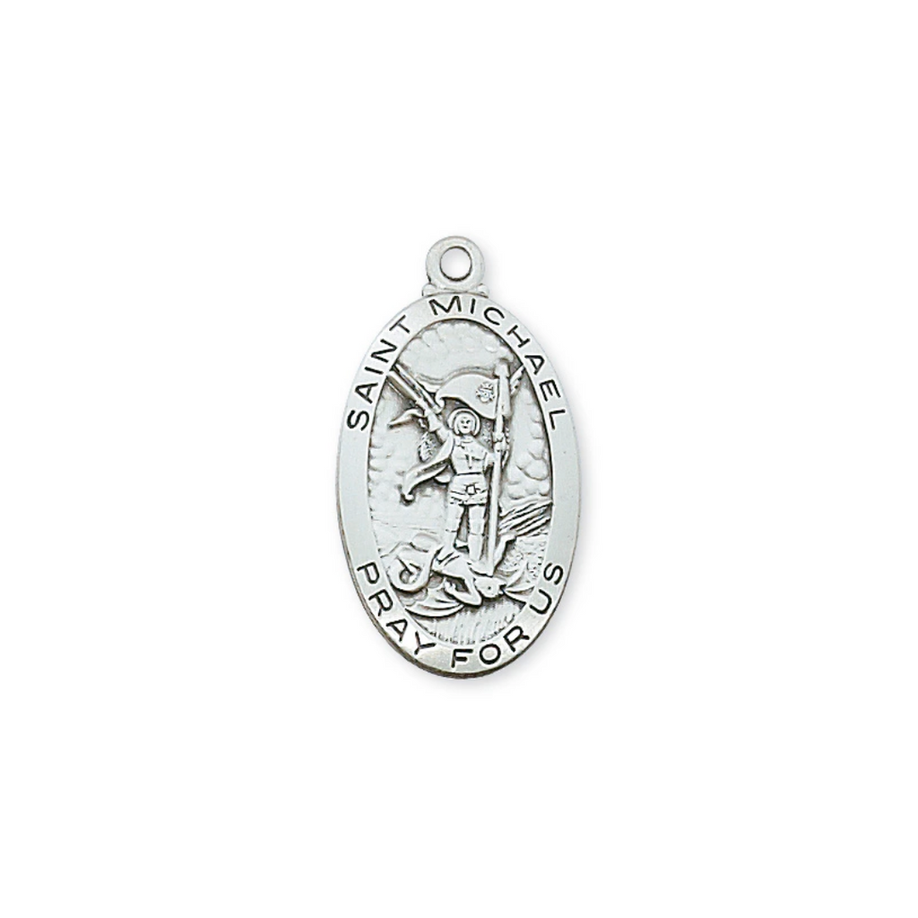 Michael - St. Michael Medal - Sterling Silver