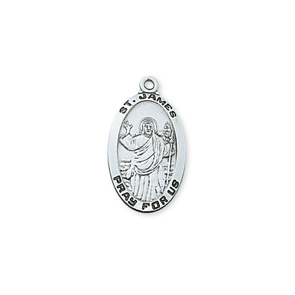 James - St. James Medal - Sterling Silver