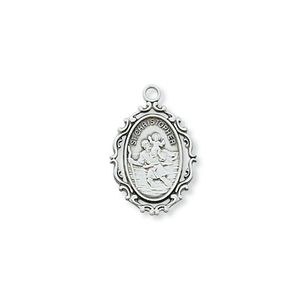 Christopher - St. Christopher Medal Sterling Silver