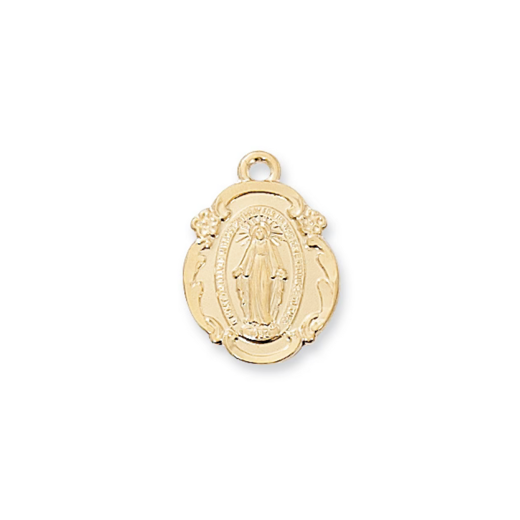 Miraculous Medal - Gold over Sterling