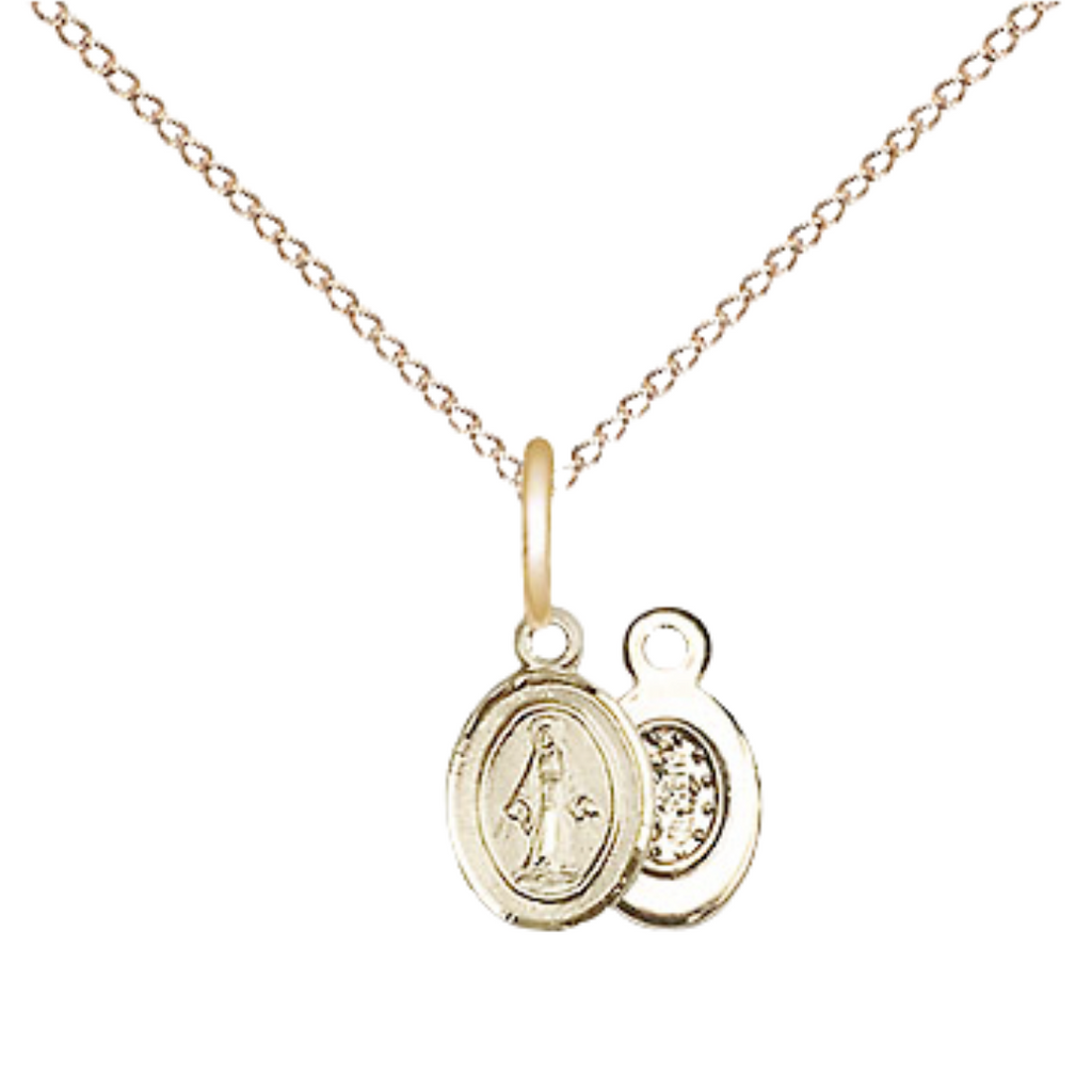 Miraculous Medal Gold Filled 18"