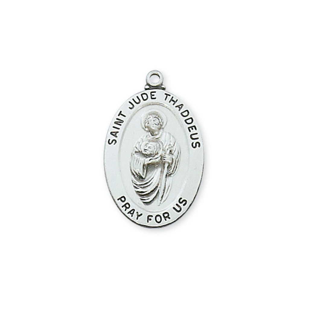 Jude - St. Jude Medal - Sterling Silver