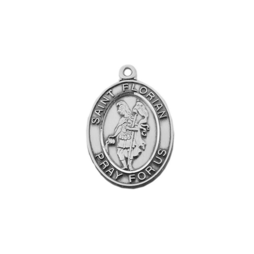 Florian - St. Florian Medal - Sterling Silver