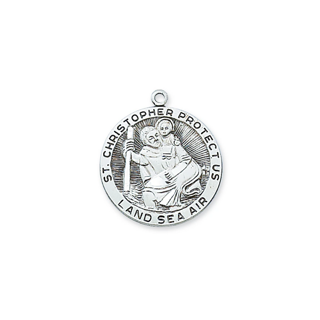 Christopher - St. Christopher Medal - Sterling Silver