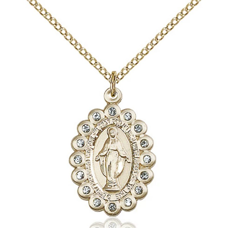 Miraculous Medal Birthstone March 18"