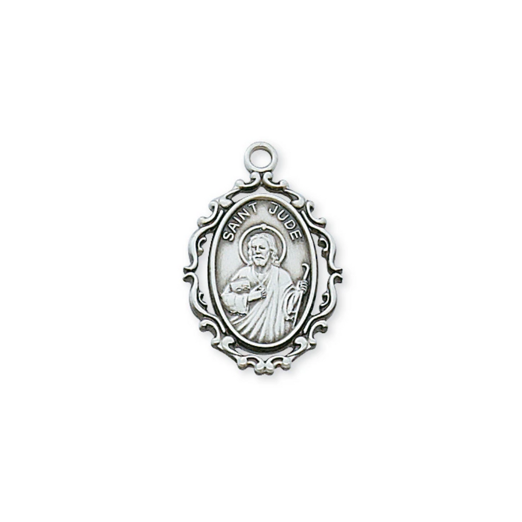 Jude - St. Jude Medal - Sterling Silver