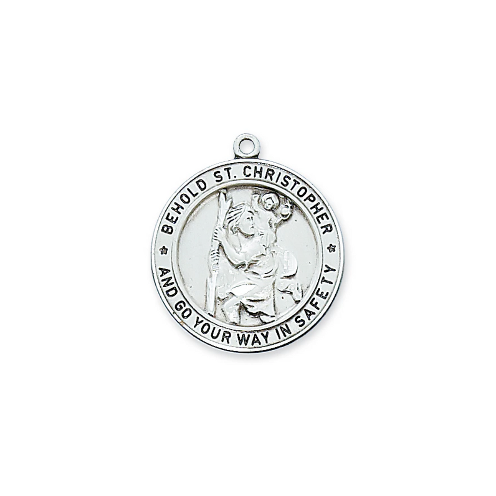 Christopher - St. Christopher Medal on 24" Chain