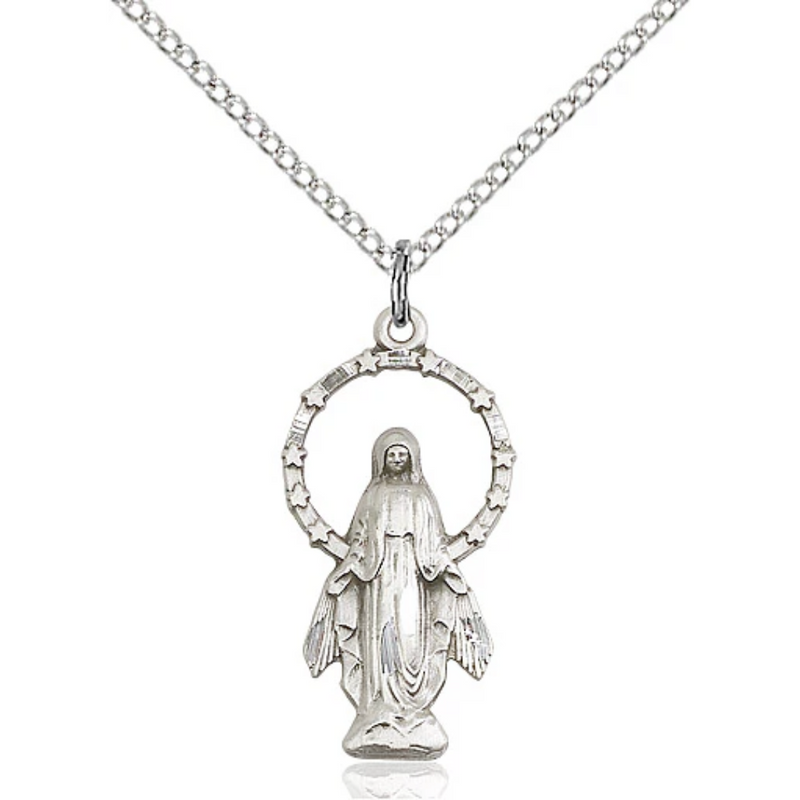 Miraculous Necklace Sterling Silver 18"