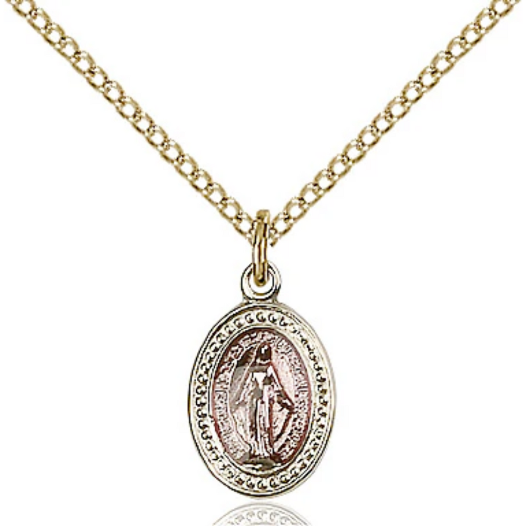 Miraculous Medal Gold Filled 18"