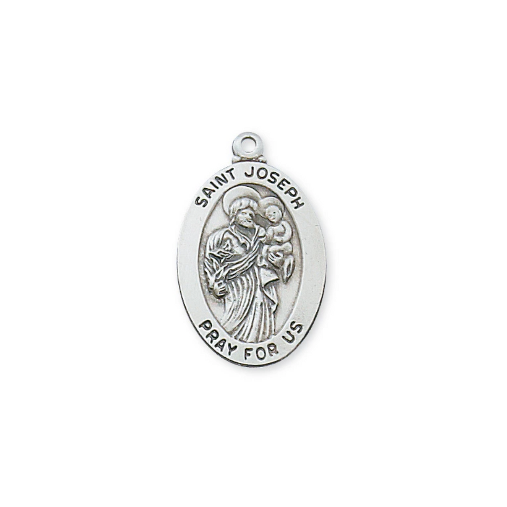 Joseph - St. Joseph Medal - Sterling Silver